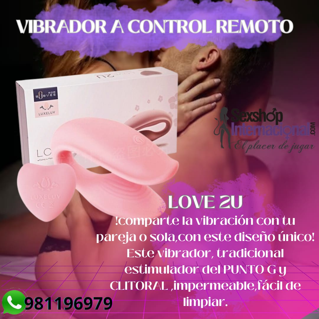 VIBRADOR SOFISTICADO-DOBLE ESTIMULACION-A CONTROL REMOTO-DE SILICONA-SEXSHOP LIMA 971890151 